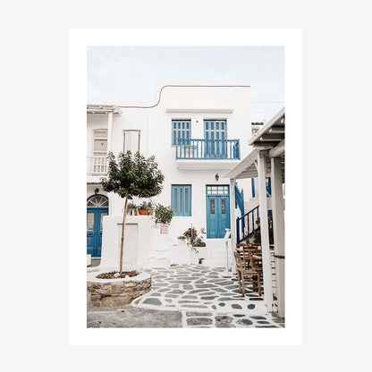 Mykonos Home wall art print
