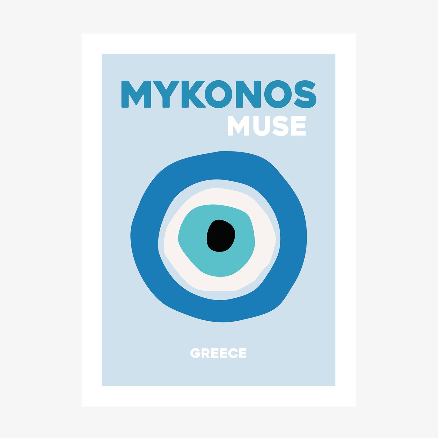 Mykonos Muse 1 wall art print