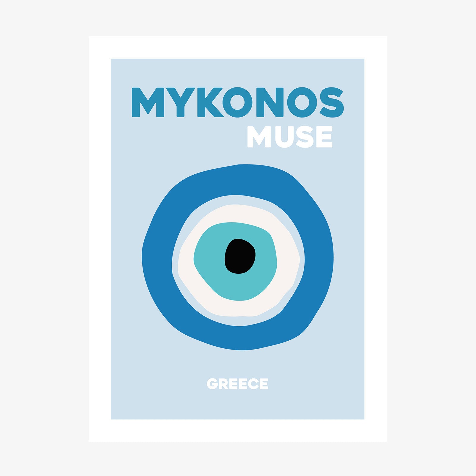 Mykonos Muse 1 wall art print