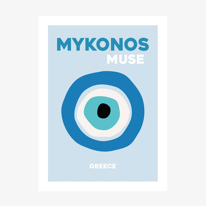 Mykonos Muse 1 wall art print