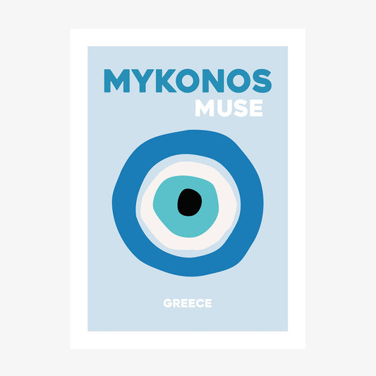Mykonos Muse 1 wall art print