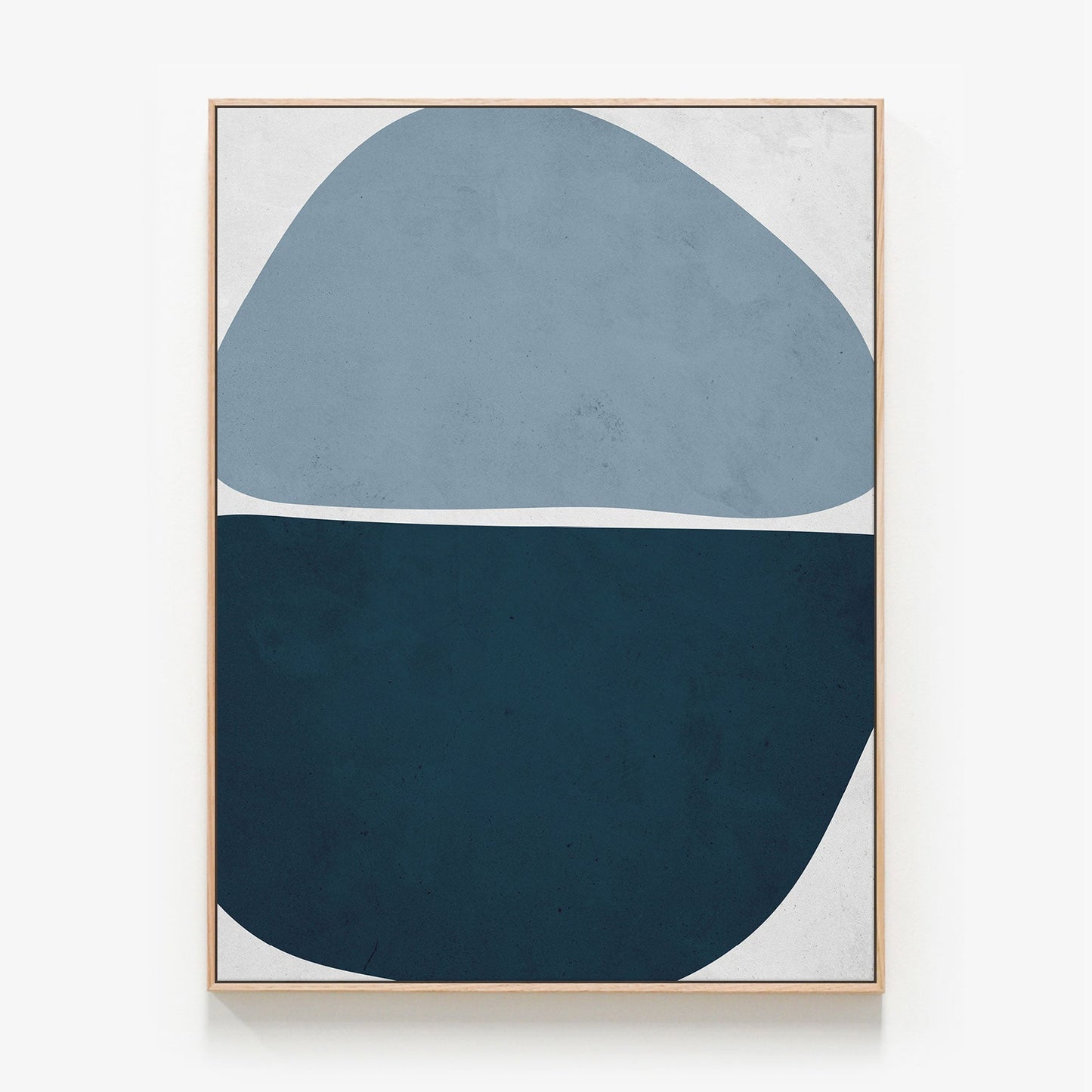Narvi No. 1 Canvas print in oak frame