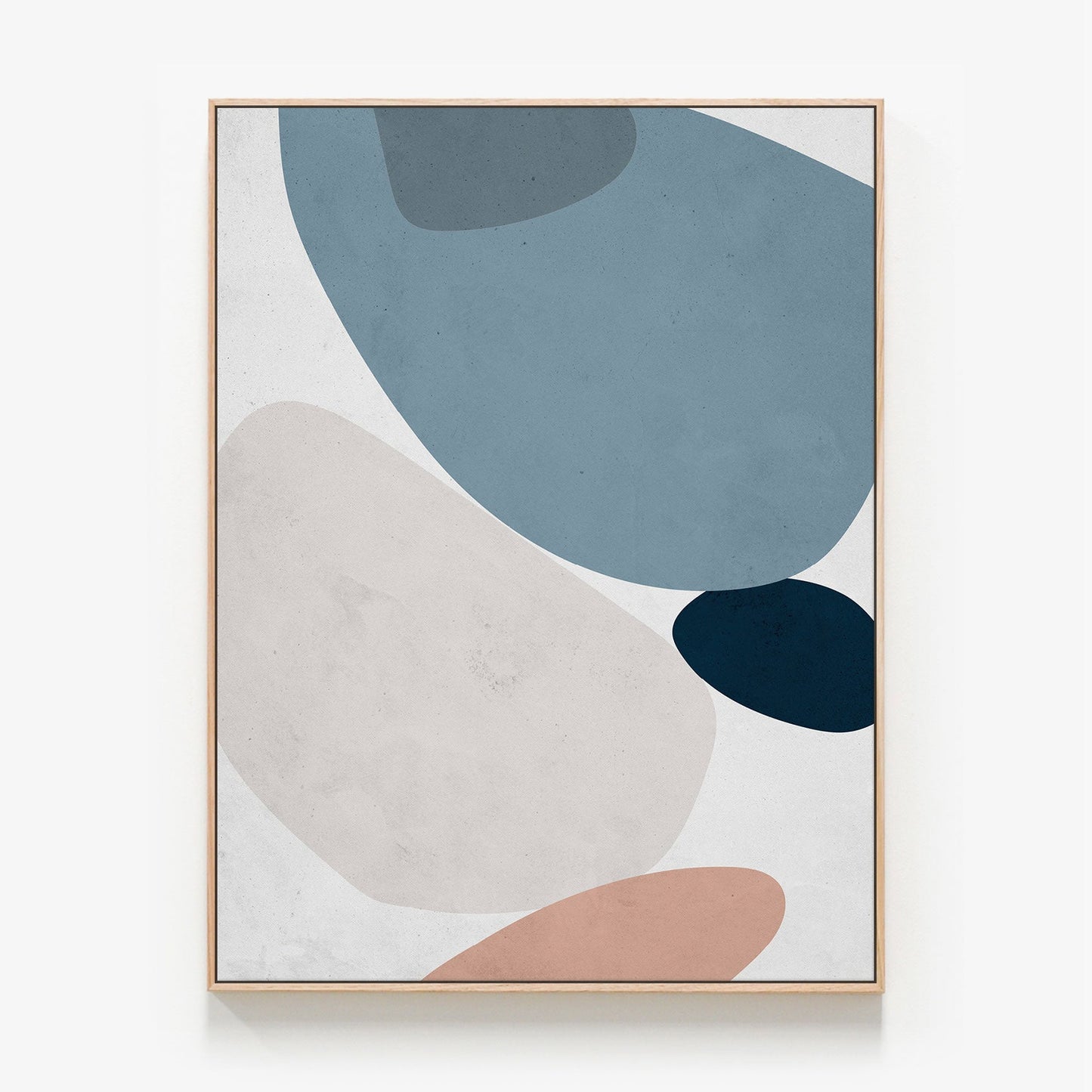 Narvi No. 2 Canvas print in oak frame