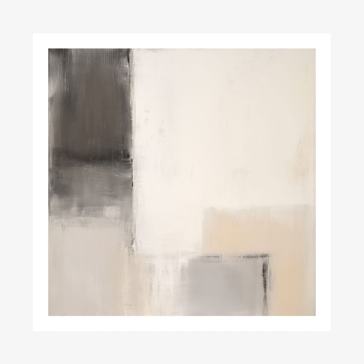 Neutral Abstract wall art print