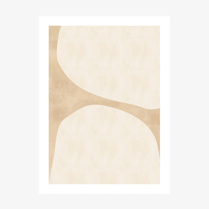 A poster print of an abstract artwork called ‘Neutral Stones 2'.