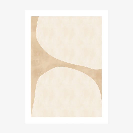 A poster print of an abstract artwork called ‘Neutral Stones 2'.