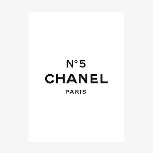 Chanel No 5 art poster print
