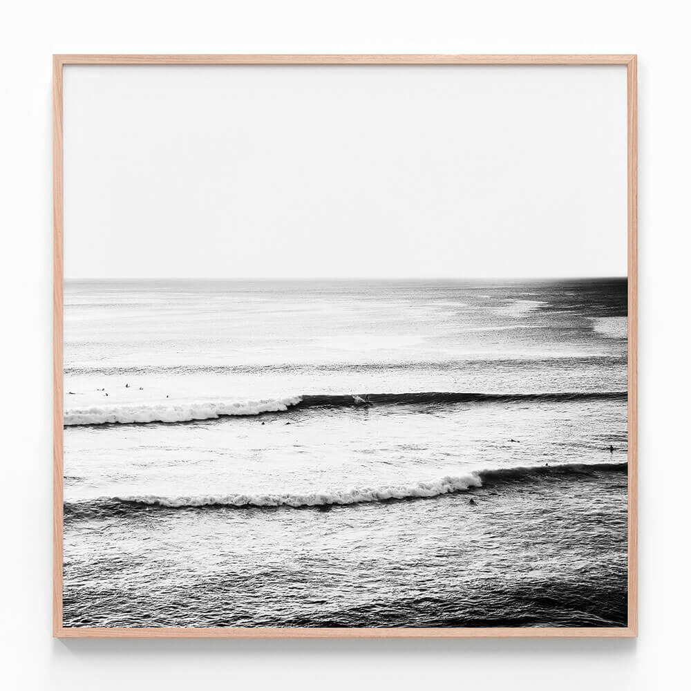 Oceanside Sunset B&W