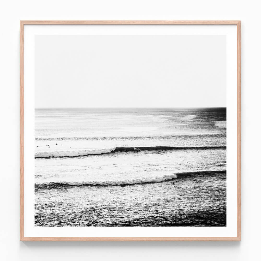 Oceanside Sunset B&W