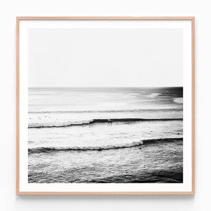 Oceanside Sunset B&W
