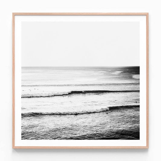 Oceanside Sunset B&W