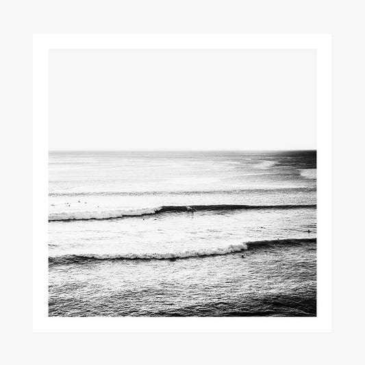 Oceanside Sunset B&W