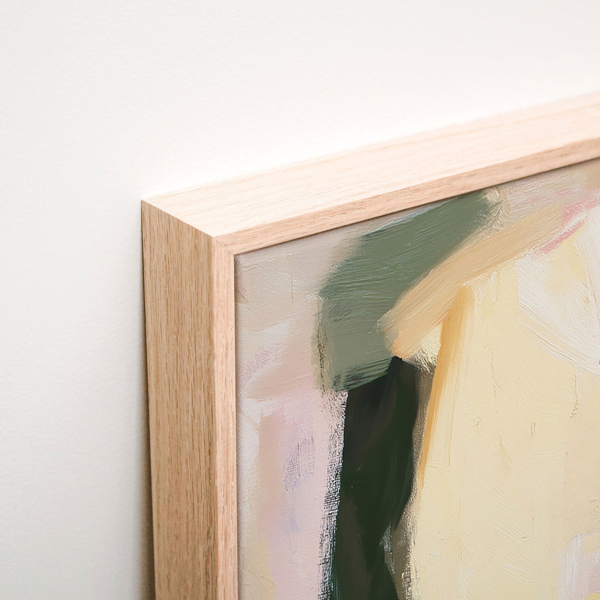 Ochre Drift 2 Canvas corner detail
