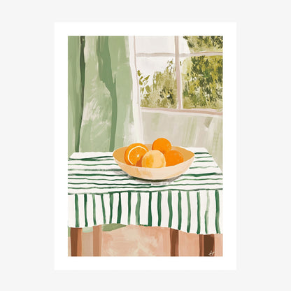 Orange Light wall art print