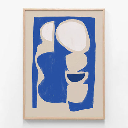 Organic Shapes Blue