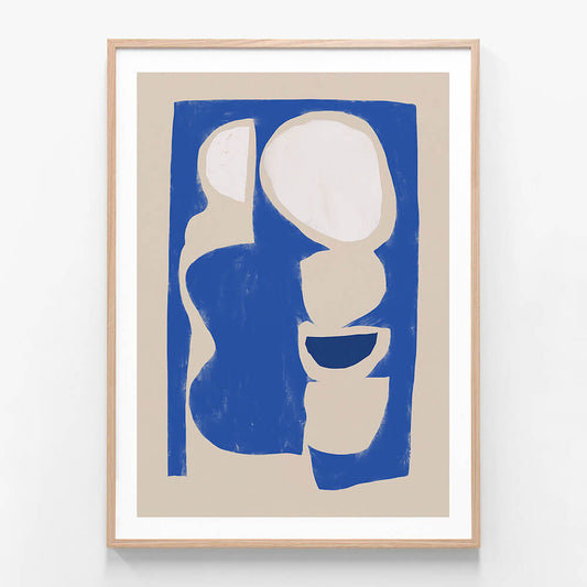 Organic Shapes Blue