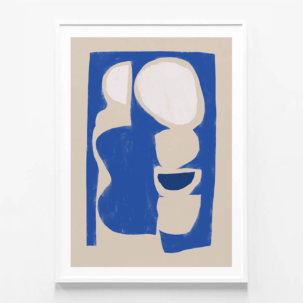 Organic Shapes Blue