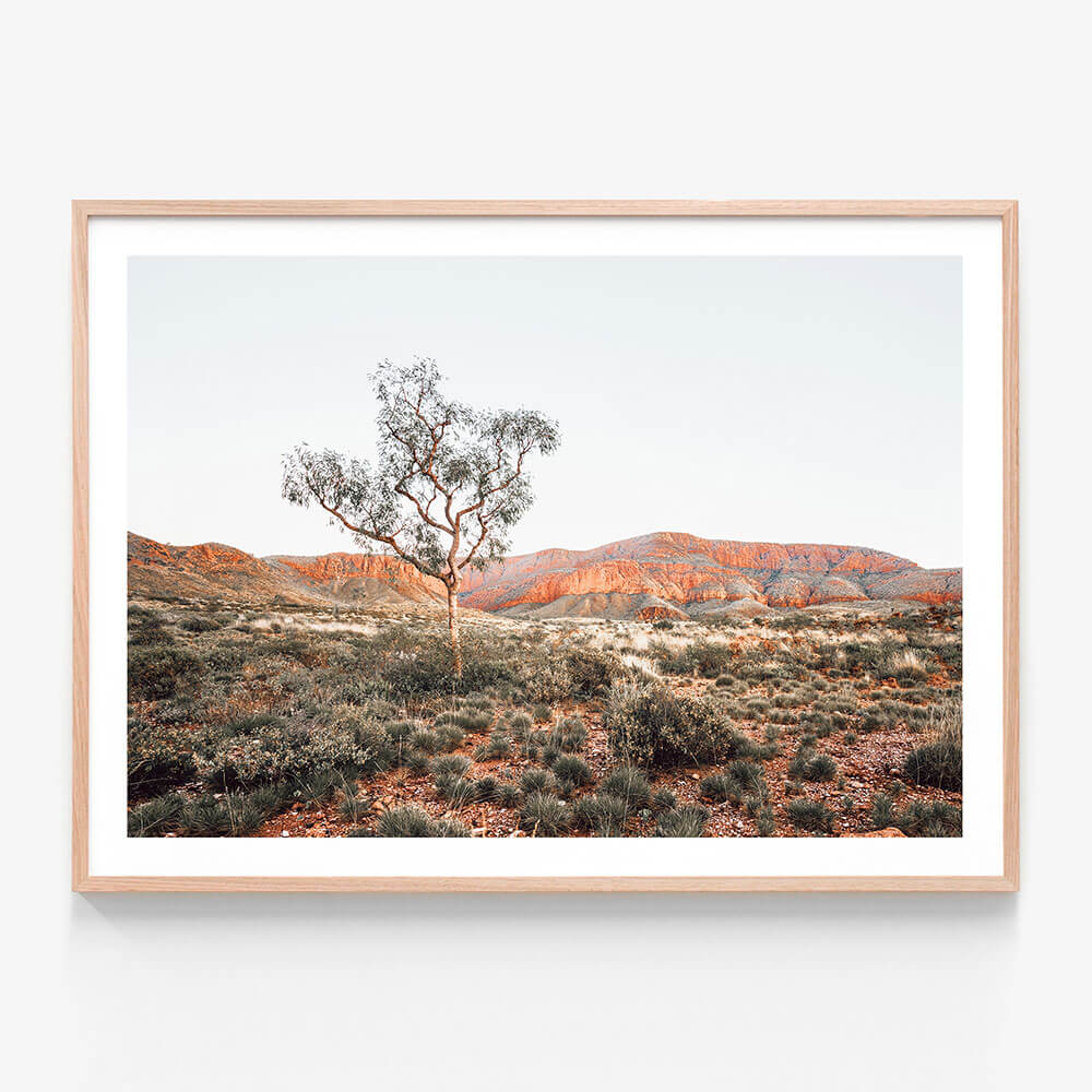 Ormiston Pound wall art print in oak frame