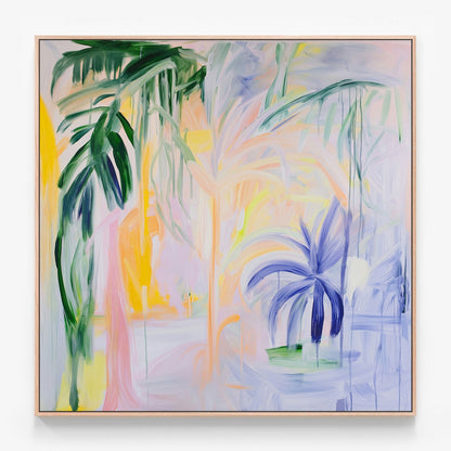 Palm Mirage Canvas wall art print