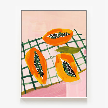 Papaya Picnic Canvas