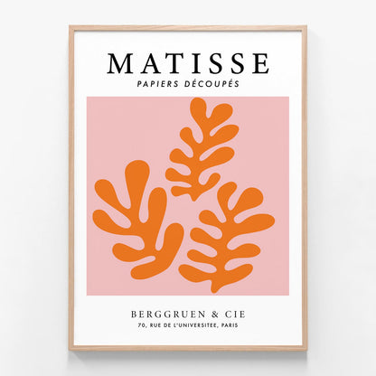 Papiers Decoupes No. 13 oak framed print