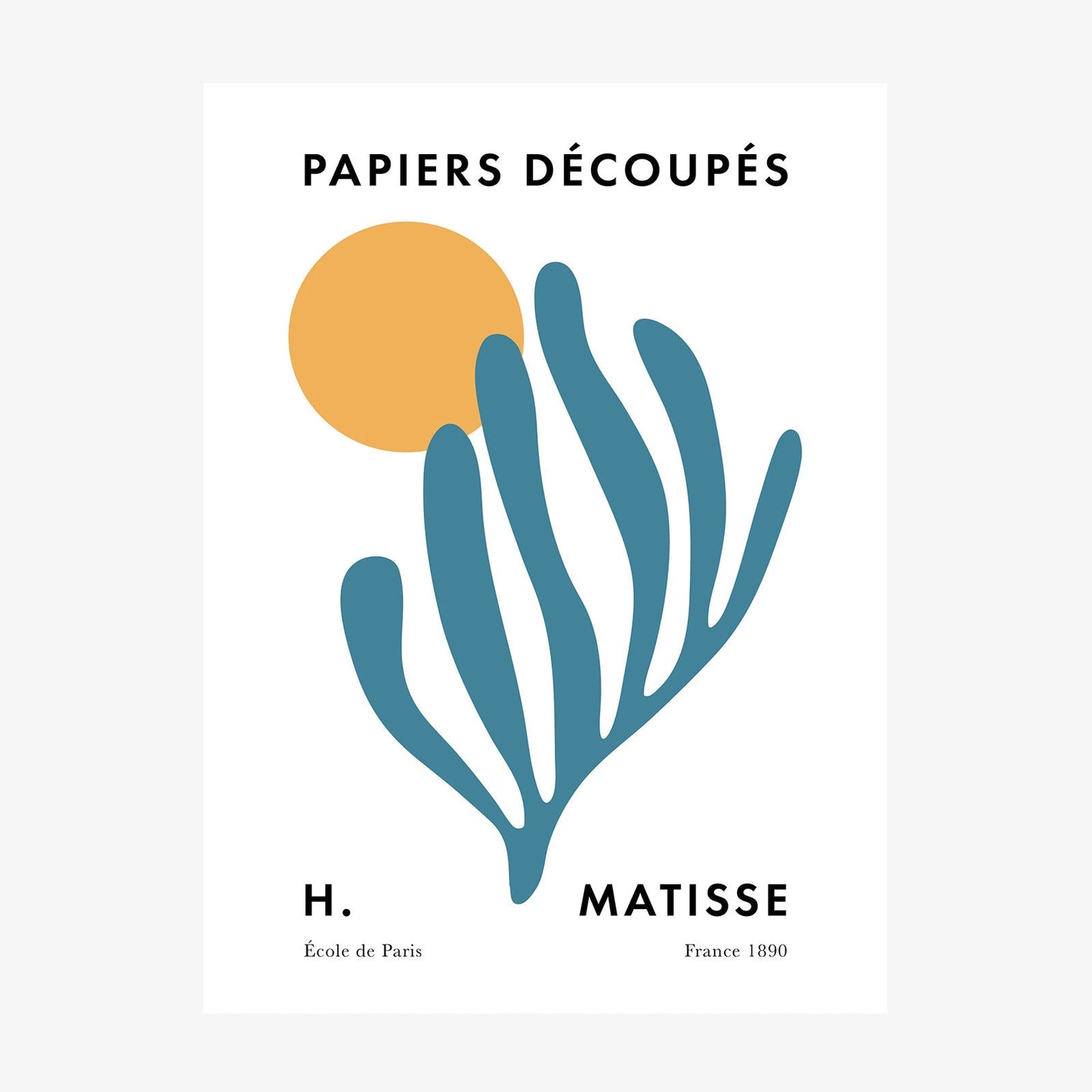 Papiers Decoupes No. 19 wall art print