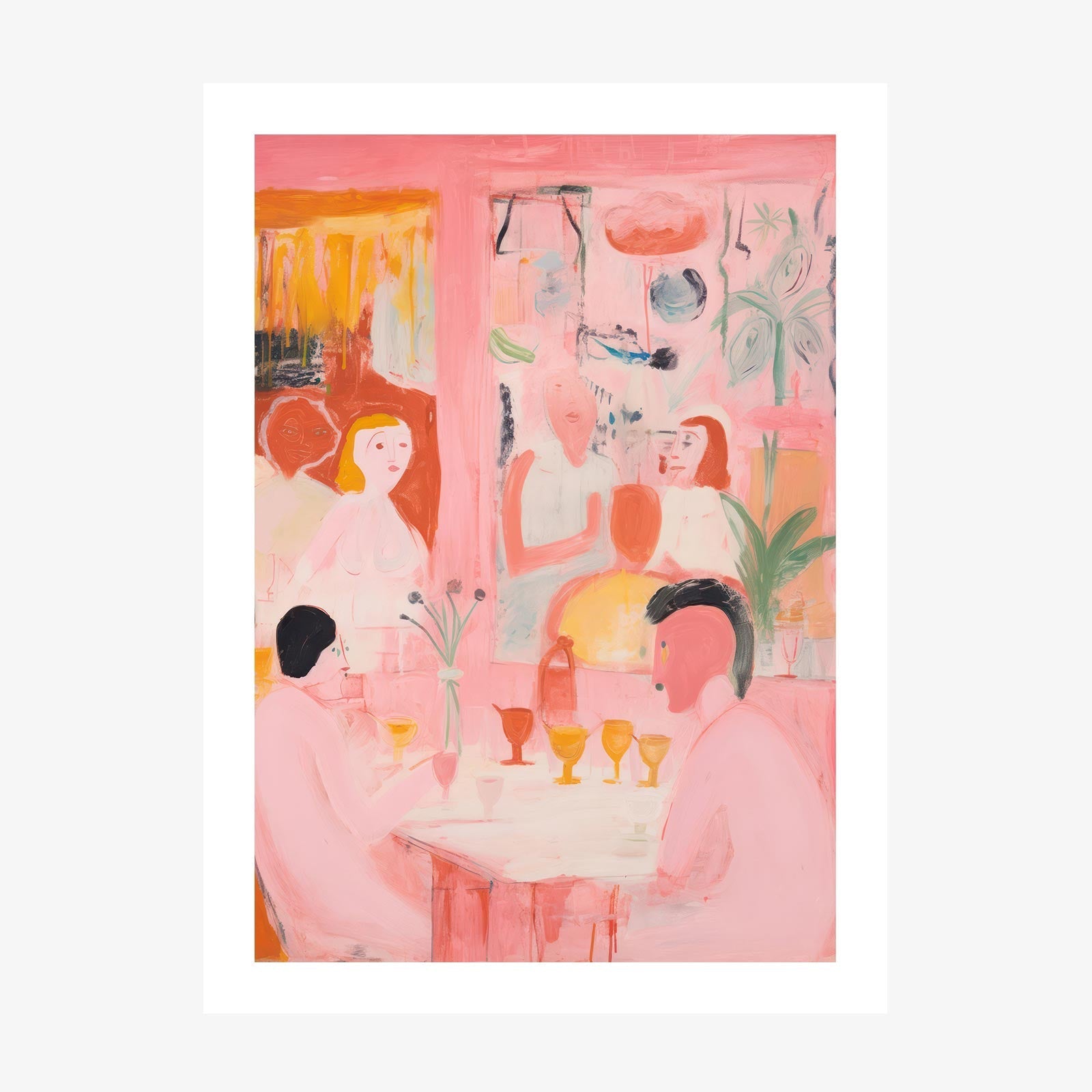 Paris Cafe wall art print