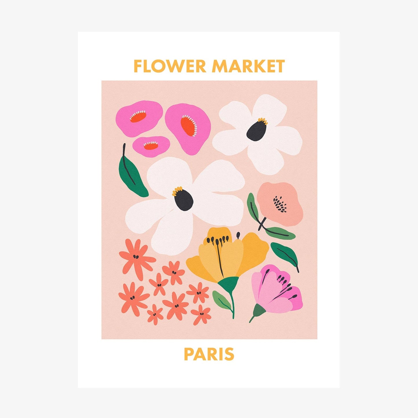 Paris Flower Market wall art print