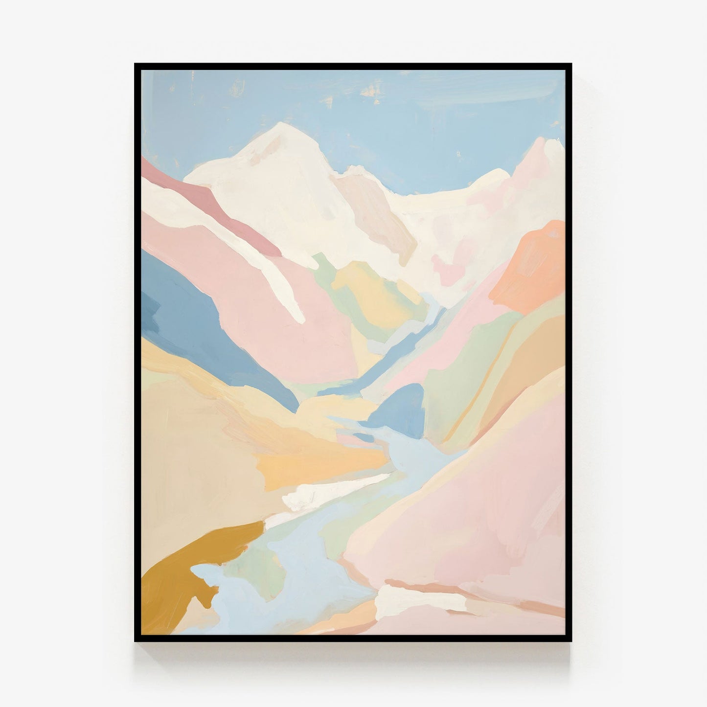Pastel Canyon Canvas