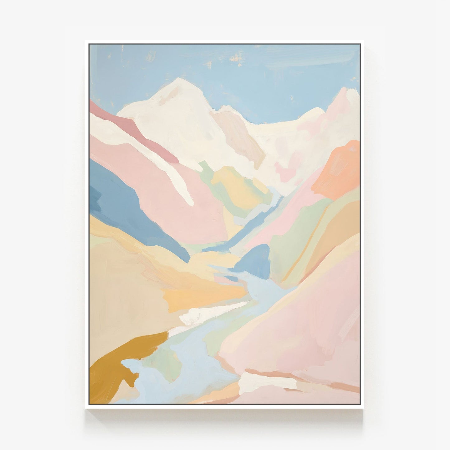 Pastel Canyon Canvas