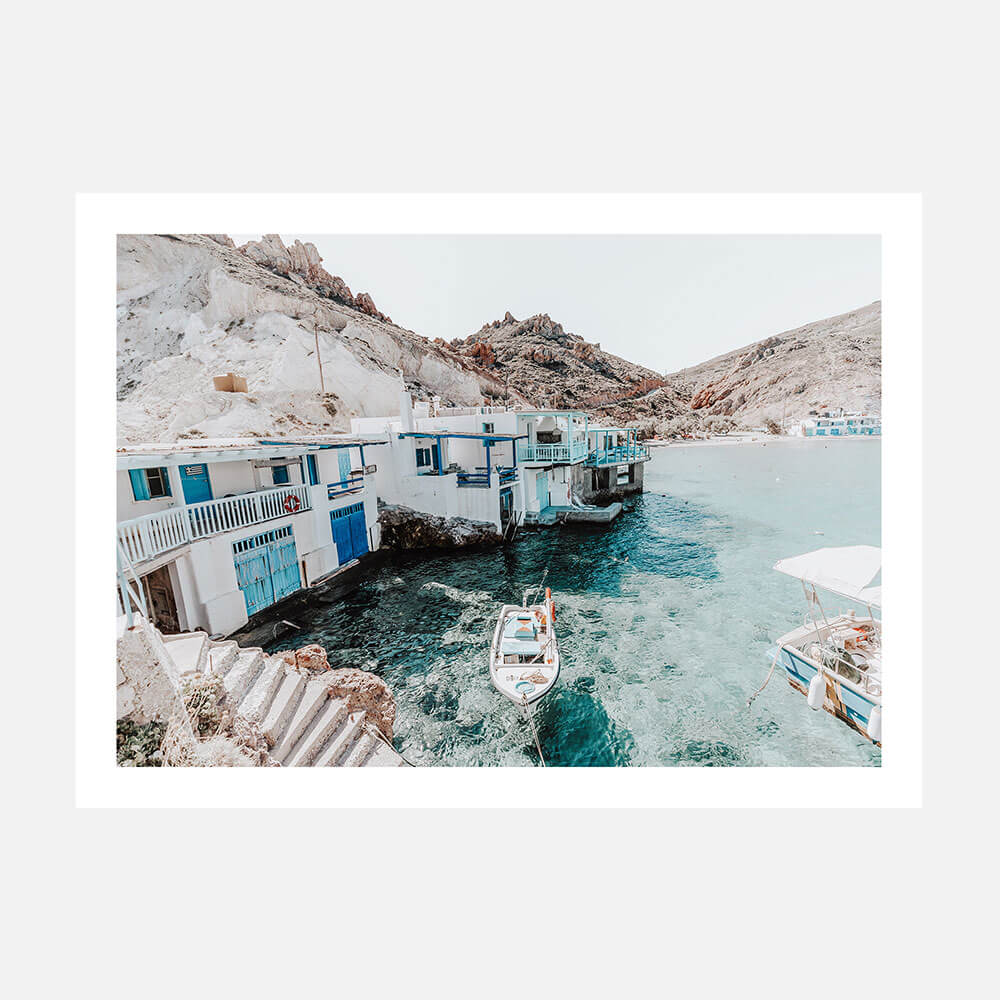 Peaceful Milos wall art print