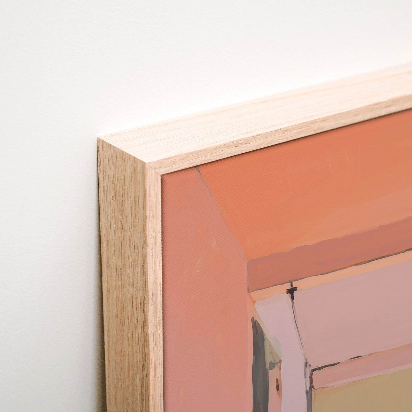 Peach Hour Canvas