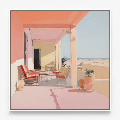 Peach Hour Canvas