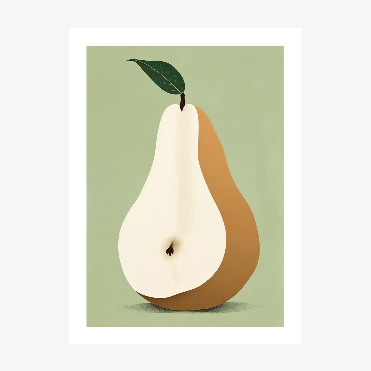 Pear wall art print
