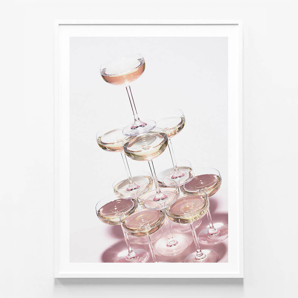 Pink Champagne Tower