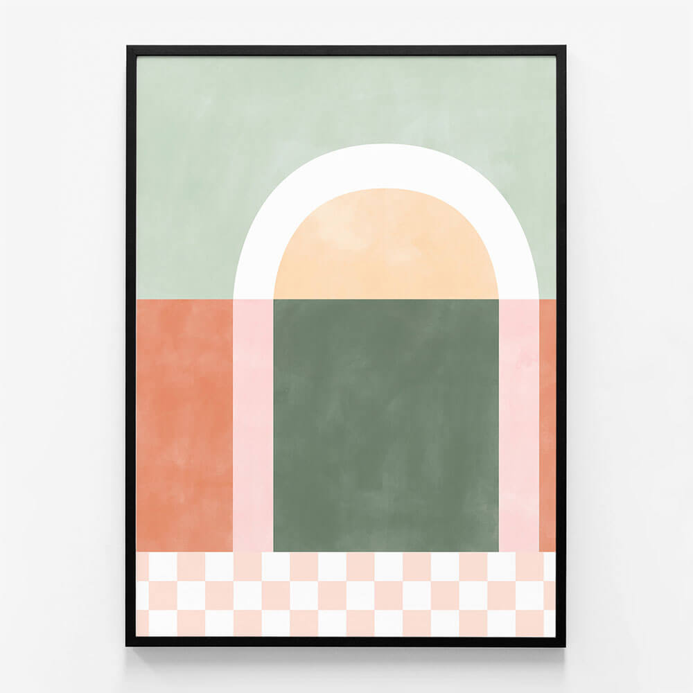 Pink Green Check No. 2