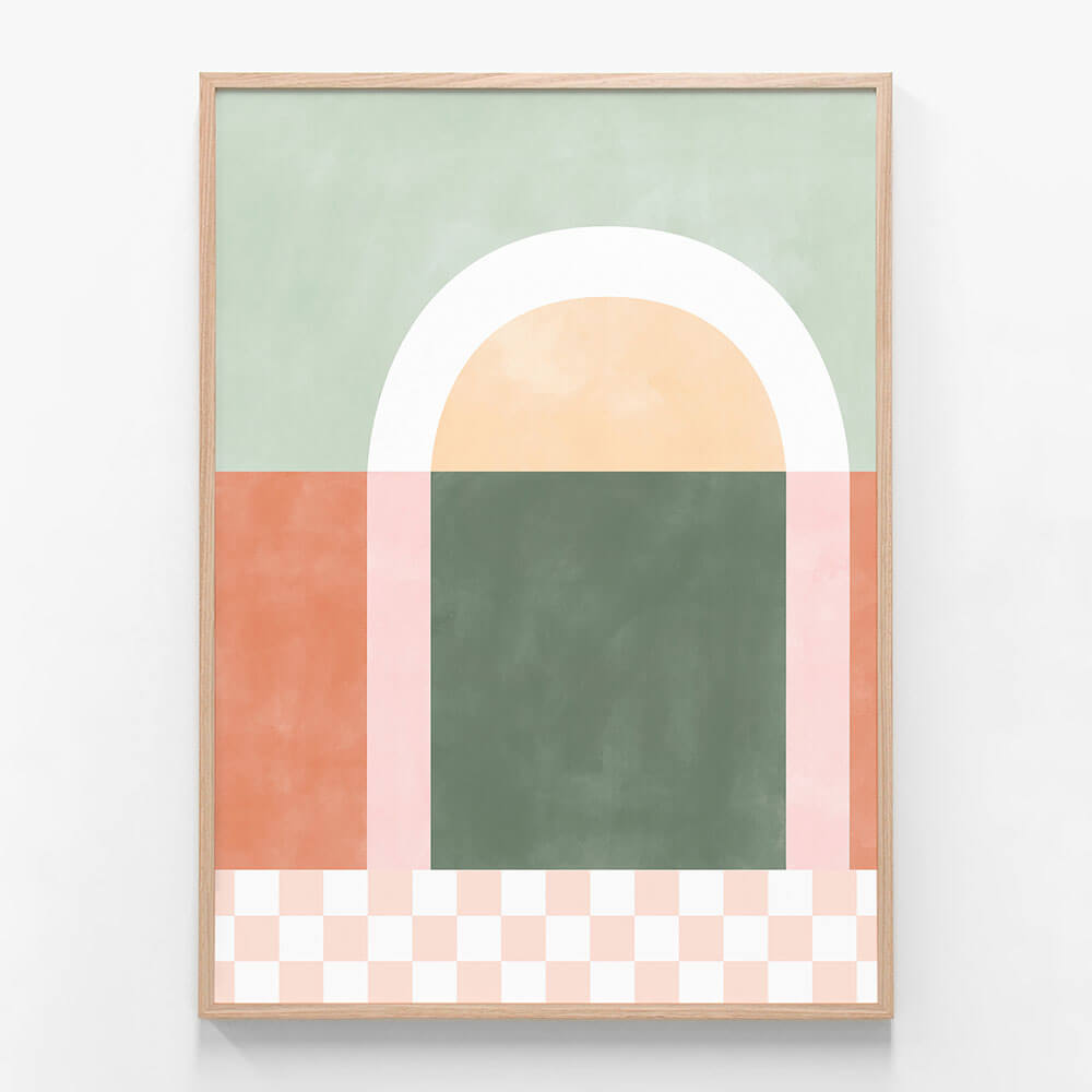 Pink Green Check No. 2