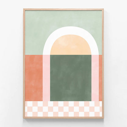 Pink Green Check No. 2