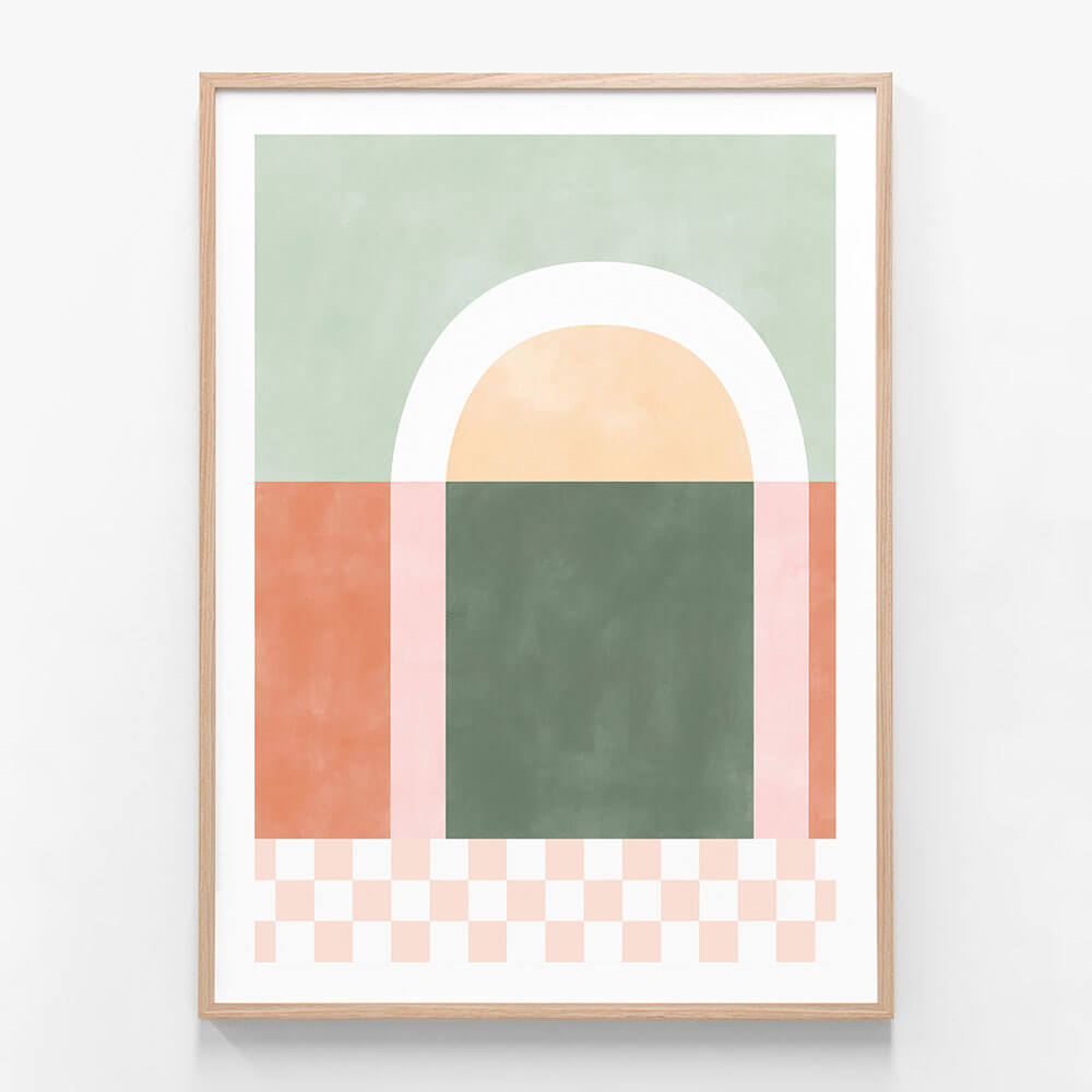 Pink Green Check No. 2