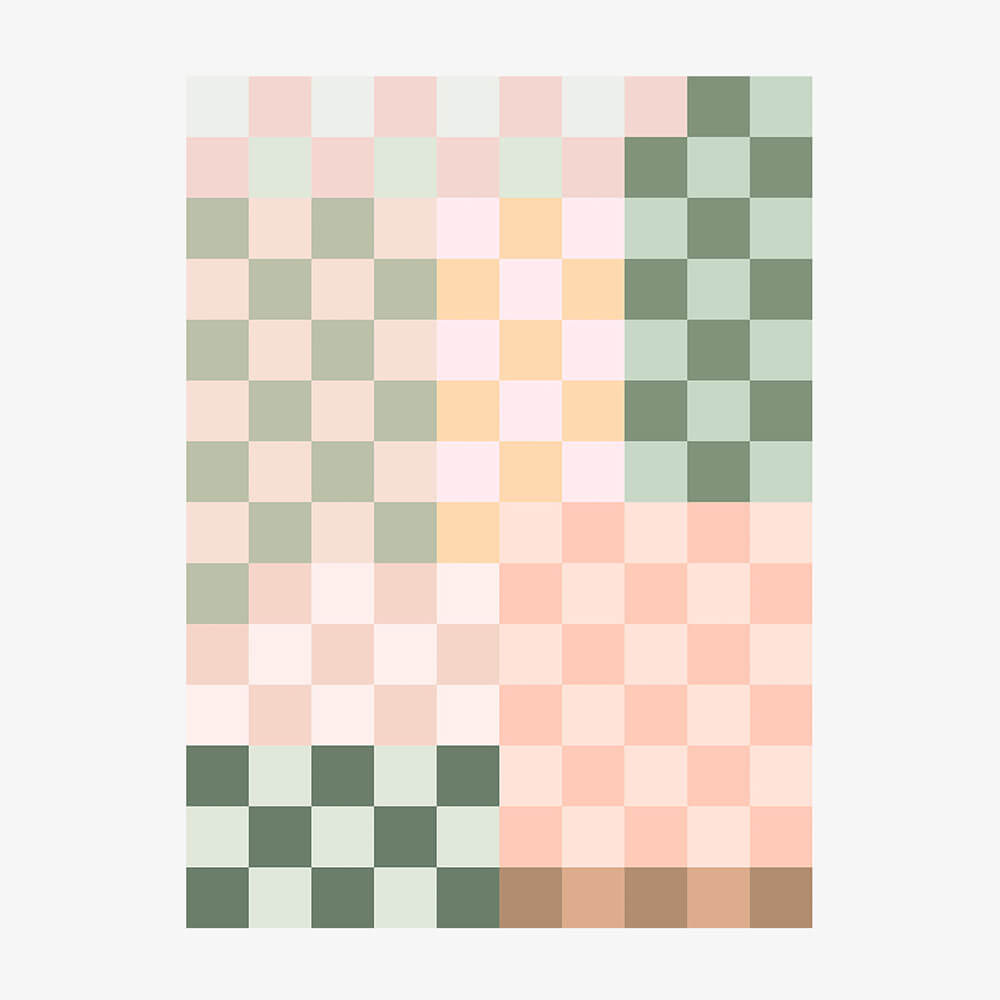 Pink Green Check