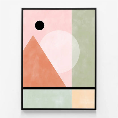 Pink Green Geometric