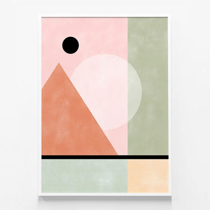 Pink Green Geometric