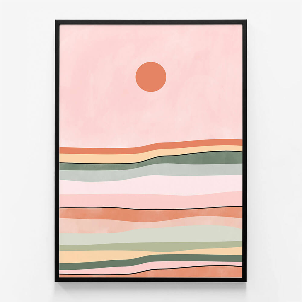 Pink Green Horizon