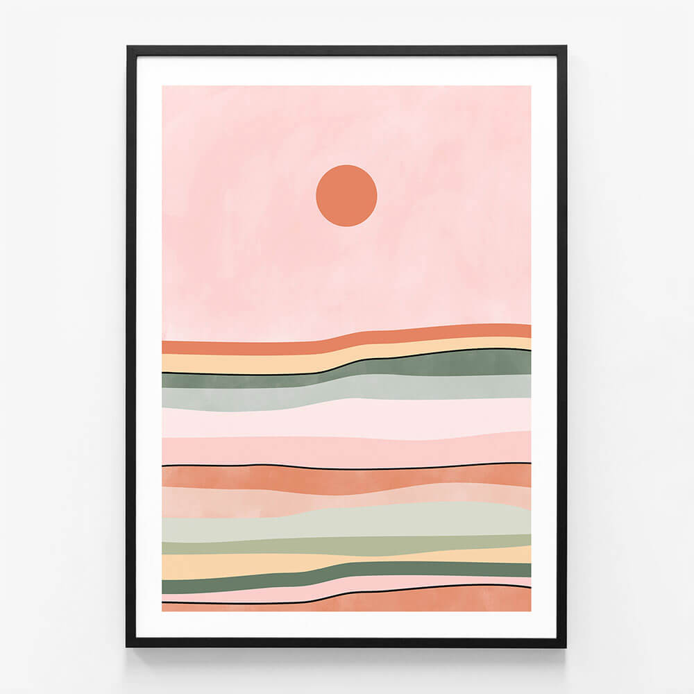Pink Green Horizon