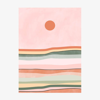 Pink Green Horizon