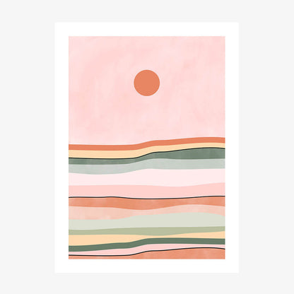 Pink Green Horizon