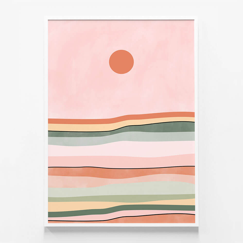 Pink Green Horizon