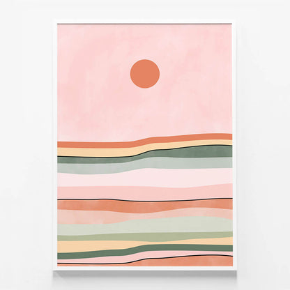 Pink Green Horizon