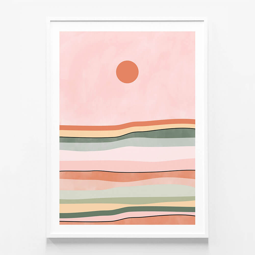 Pink Green Horizon
