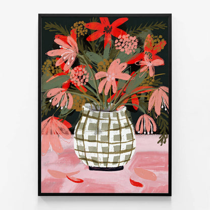 Plaid Vase